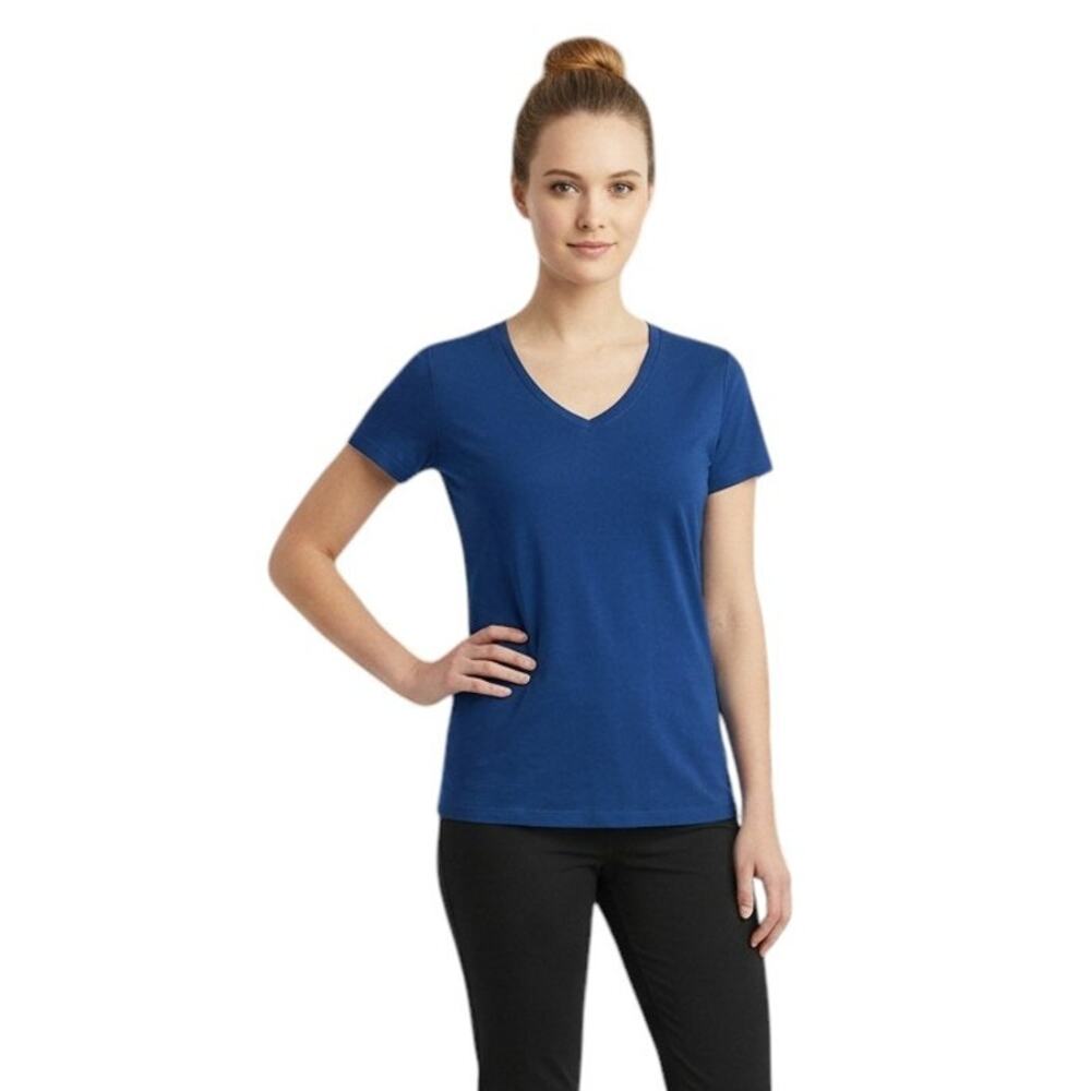 Vera Bradley Indigo Essential Classic Fit Crew Neck Tee Top, S